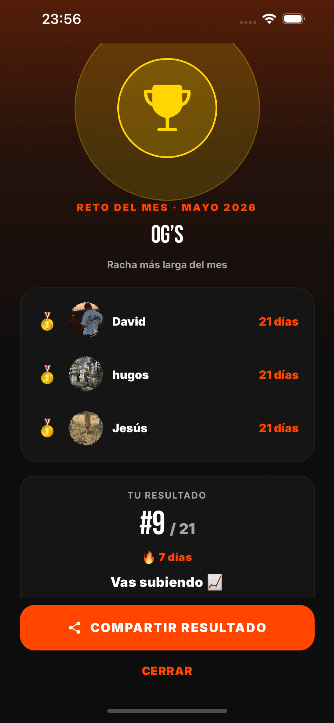 Ceremonia mensual