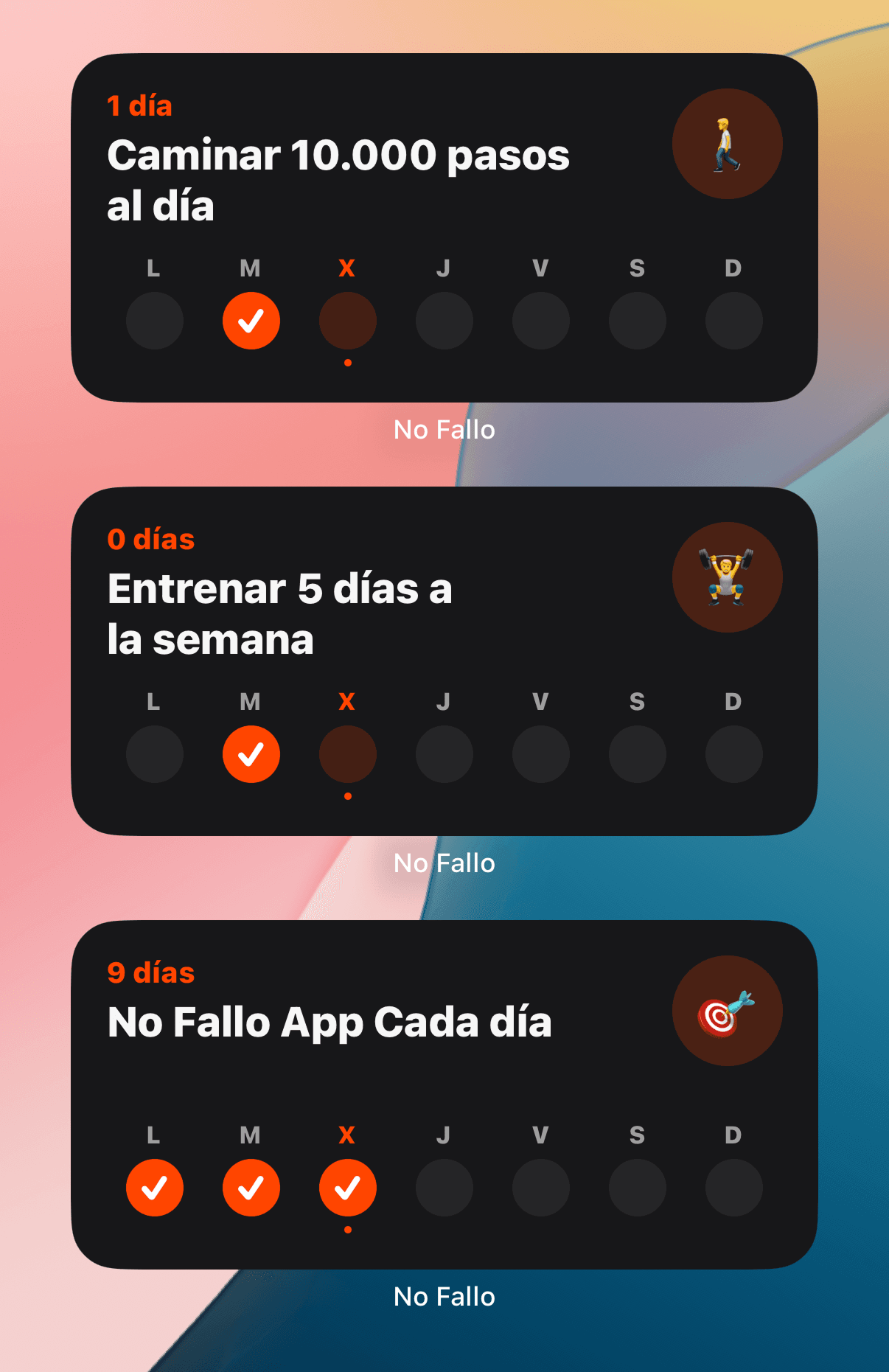 Widgets medianos